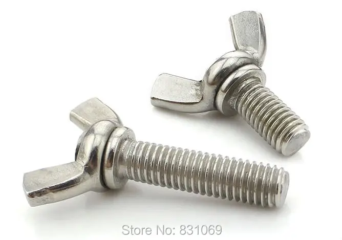 

10pcs/Lot Metric M8x20mm Stainless Steel Wing Bolt Butterfly Bolt Screw Brand New