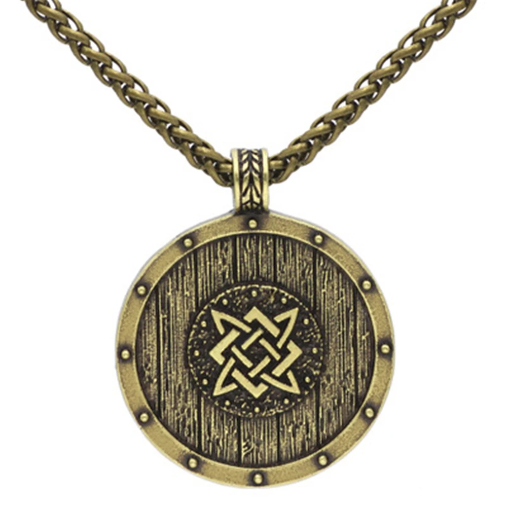 Slavic Norway Valknut Viking Svarog square pendant Colier Star Rus amulet Charm Ancient talisman jewelry pagan men necklace