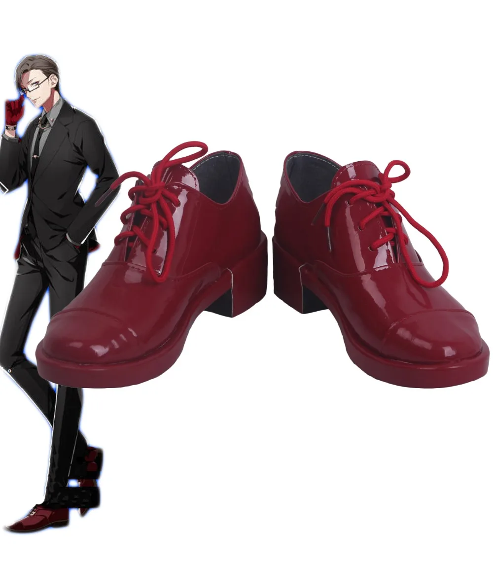 

DRB Iruma Jyuto Shoes Cosplay Division Rap Battle Iruma Jyuto Cosplay Boots Red Shoes Custom Made for Unisex