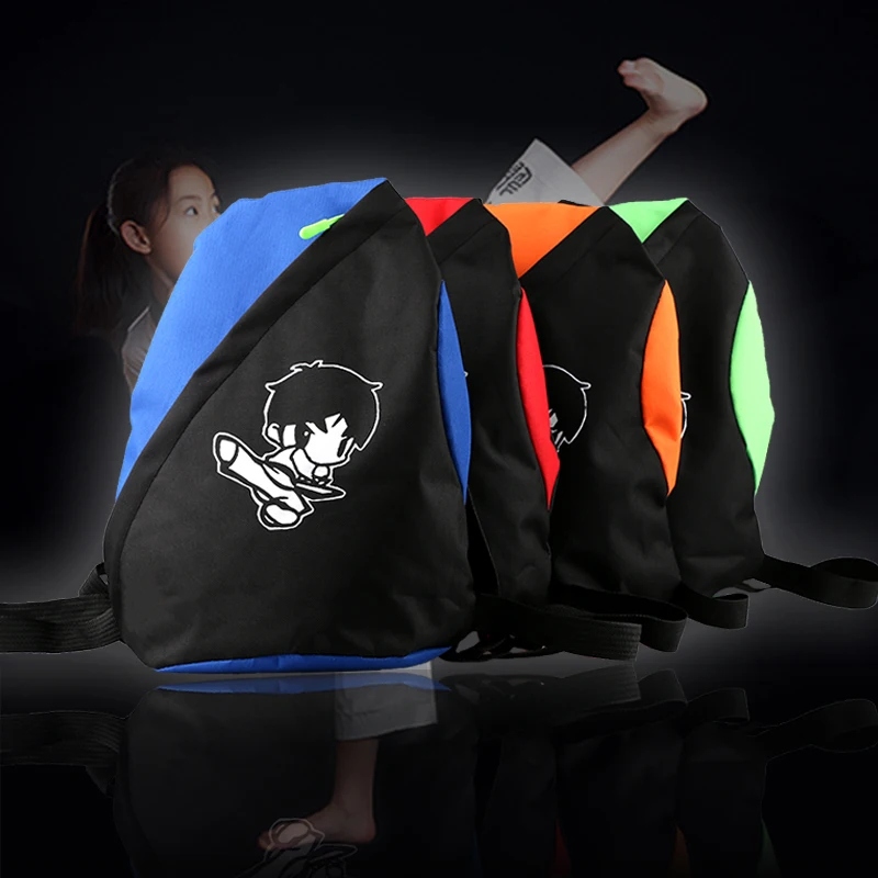 High quality children\'s backpack Black Taekwondo protectors bag TKD protectors Child women bag muay thai MMA Karate guard bags