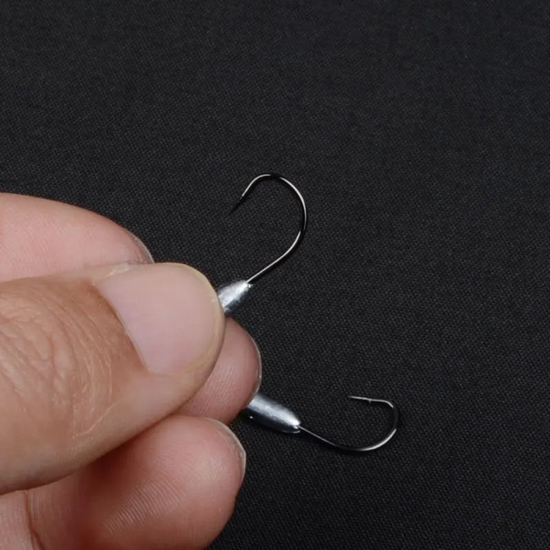 Ufishing Japan Overturned Fishing Hook Titanium Tungsten Barbed Fishhook Tin Jig Head Hooks New Fishing Tackle