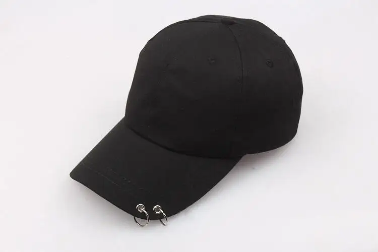 High Quality Adjustable Baseball Hat with ring Outdoor Sports Sun Cap for Women Men Fashion Snapback Hat