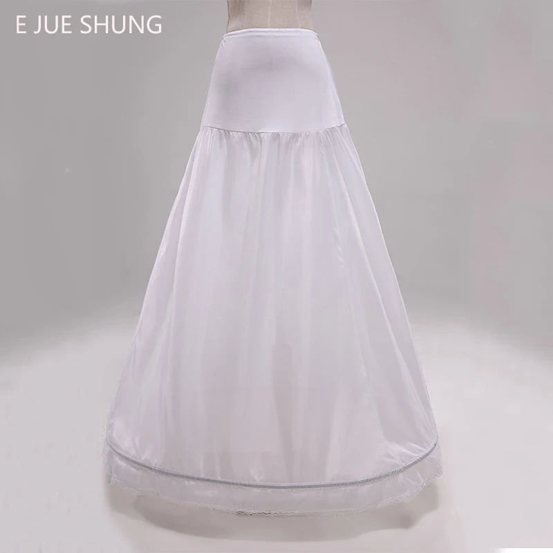 E JUE SHUNG One Hoop A-line enagua DE BODA crinolina Slip underfalda para vestido de novia accesorios de boda