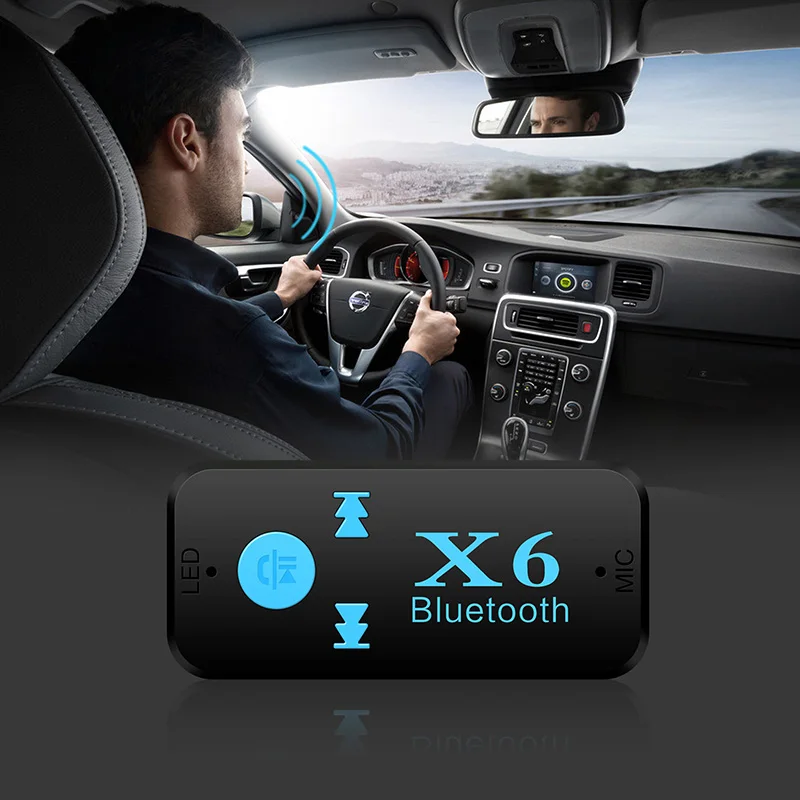 3 in 1 Wireless 4.0 USB Bluetooth Receiver Bluetooth Adapter  3.5mm Audio Jack TF Card Reader MIC Call Support For Car Speaker 0