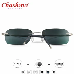 Titanium Transition Sunglasses Photochromic Reading Glasses Men Hyperopia Presbyopia with diopters Outdoor Presbyopia Glasses