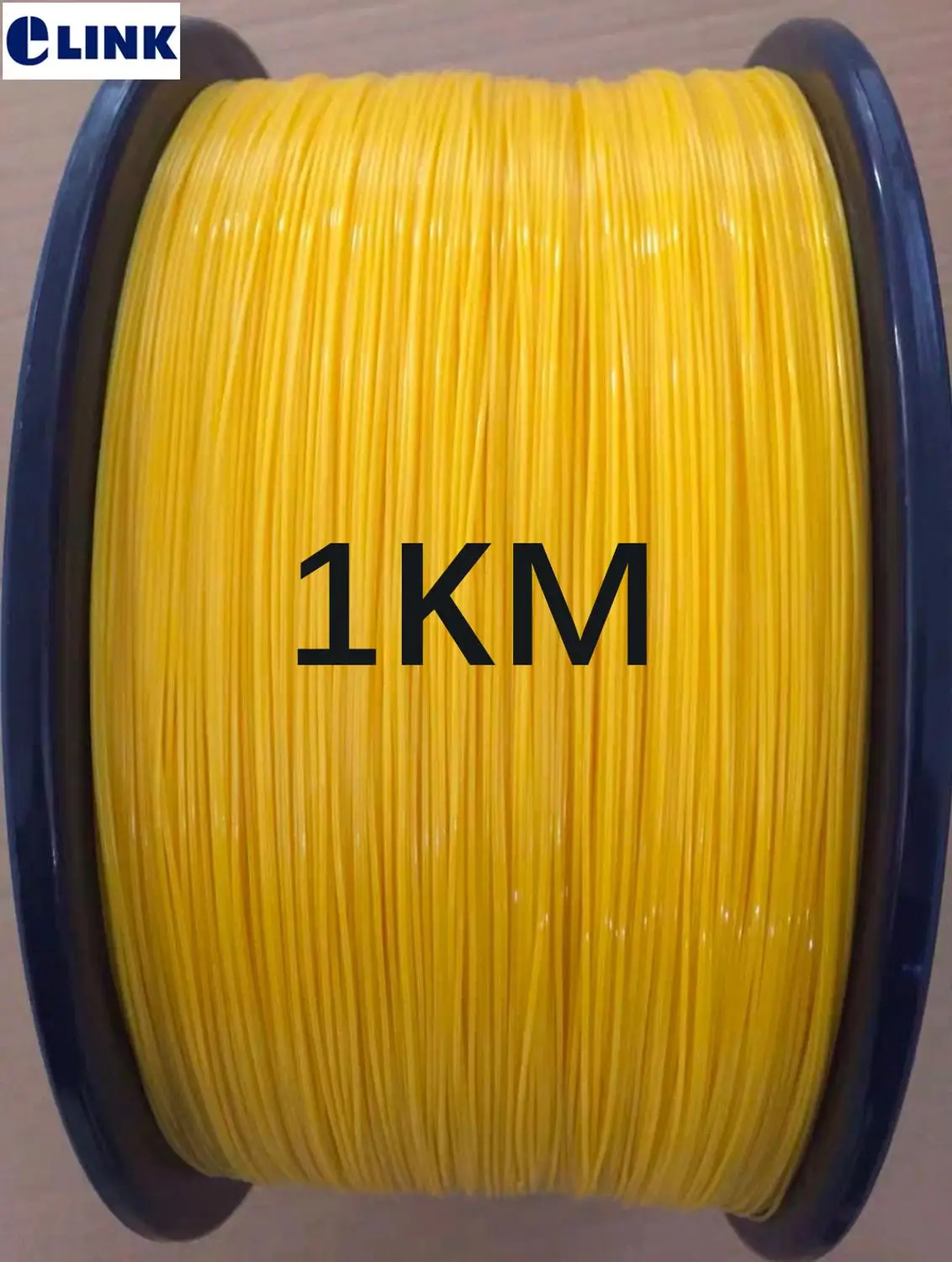 Imagem -02 - Cabo Singlemode-ótico da Fibra Pigtail Amarelo do sm para a Trança da Fibra Fio Singlemode do lg 1km Roll 1000mtr G652d G657a 125um G652d