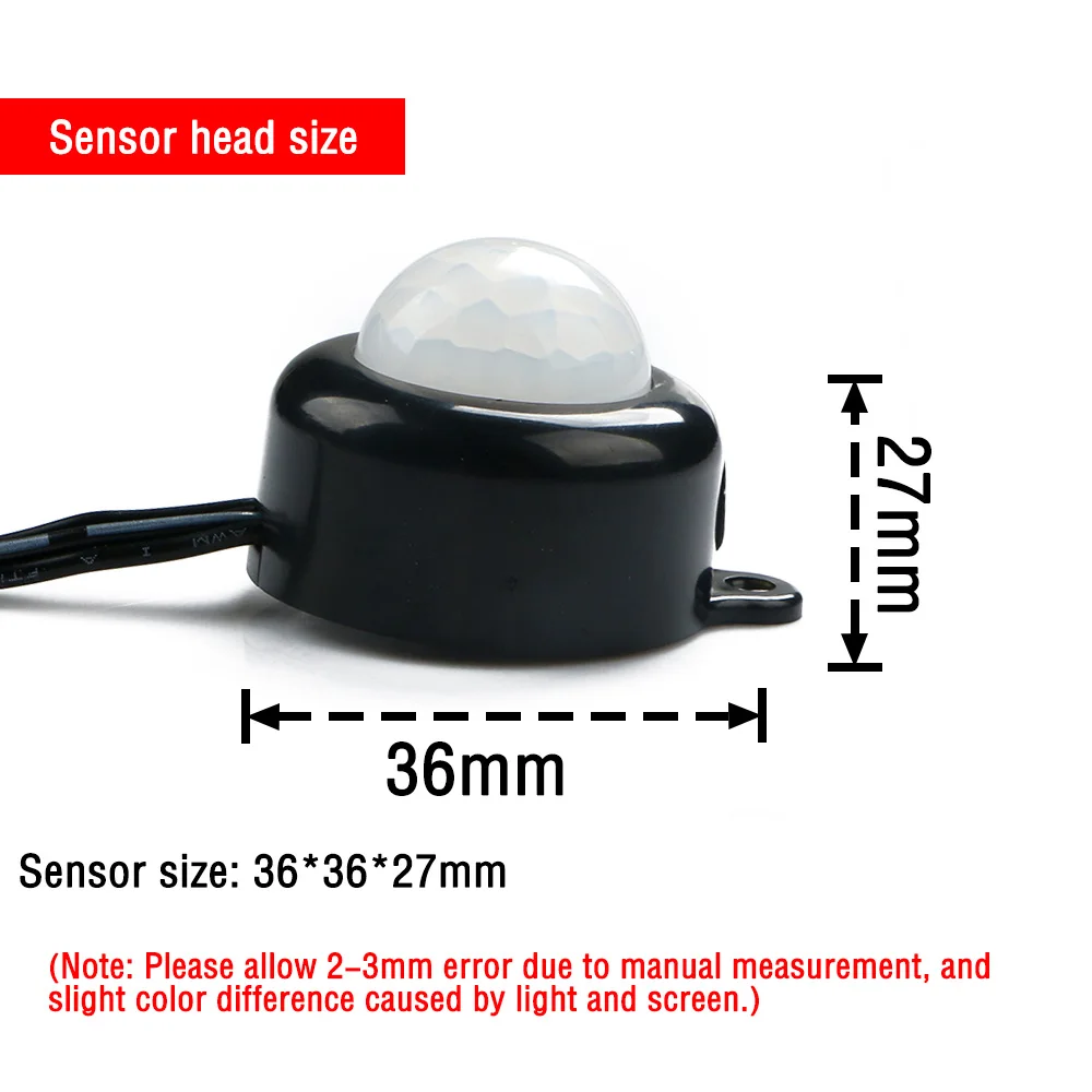 DC 12V 24V Infrared Human Body Induction PIR Sensor Switch Light Control Ceiling Detector Control Photosensitive Motion Sensor