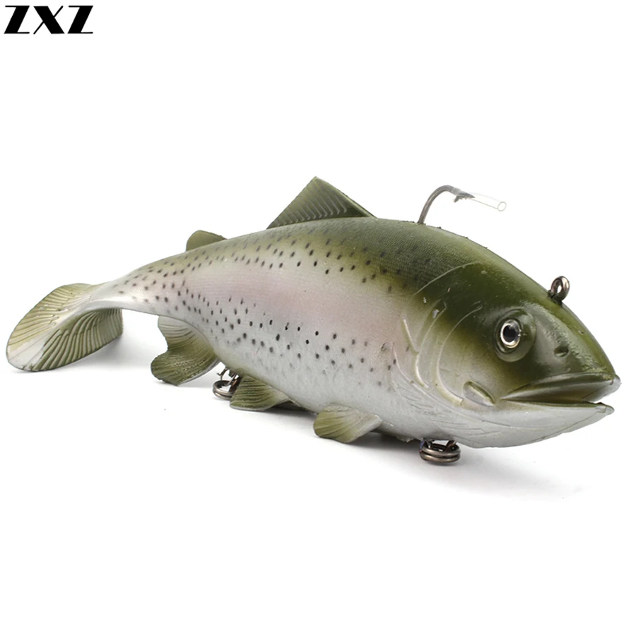 20cm/30cm Sea Fishing Big Size Simulate Soft Fishing Lure Artificial Wobblers Baits Pike Swimbait Crank Bait Pesca for Big Fish