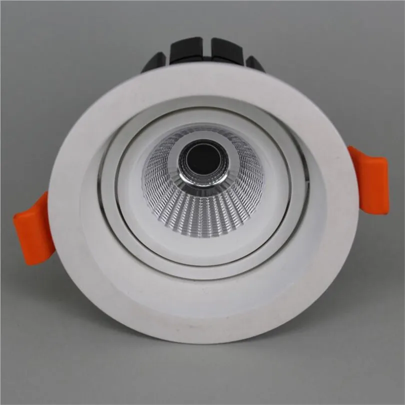 

Adjustable 12W 15W COB LED Downlights 360 Degree Rotatable LED Spotlight LED Recessed Ceiling Lamps Dimmable AC110V 220V YRANK