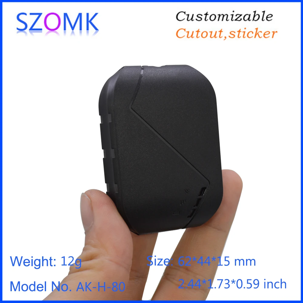 1 piece 62*44*15mm GPS tracker locator plastic enclosure for electronics plastic housing vehicle GPS plastic casing