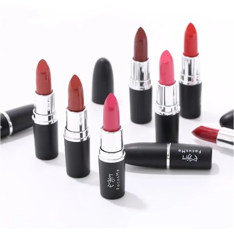 FM 9colors Nude Matte lipstick matt Velvet Lipstick Beauty Batom Cosmetic Long-lasting Makeup Maquiagem pomade maquillaje