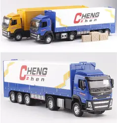 High simulation 1:32 alloy Dump truck,engineering Wingshow mode box freight car,Box truck,free shipping