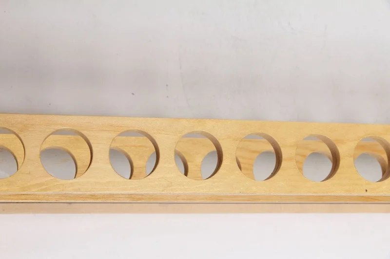 1pcs Wooden Test Tube Rack 28mm x12 Holes Holder Support Burette Stand Laboratory Test tube Stand Shelf Lab School Supplies