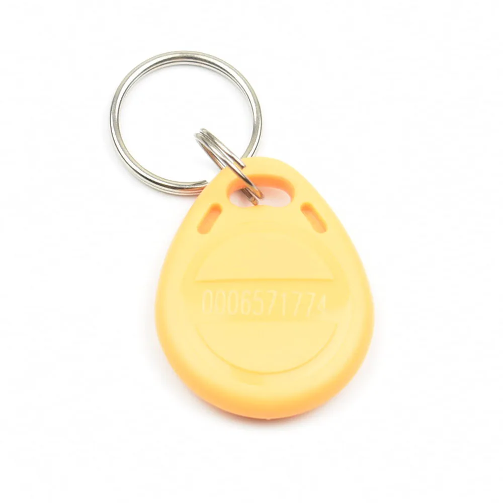 10/20pcs 125KHz Read-Only RFID TK4100 EM4100 Proximity Keyfobs Smart Secure Door Entry Access Control ID Keychain Token Tag