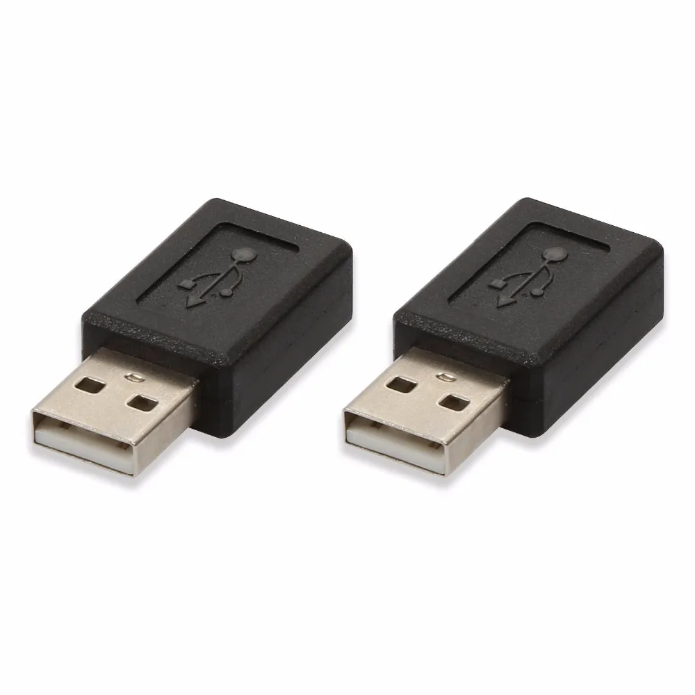 2 teile/los USB 2.0 A Stecker auf USB Micro Buchse Adapter