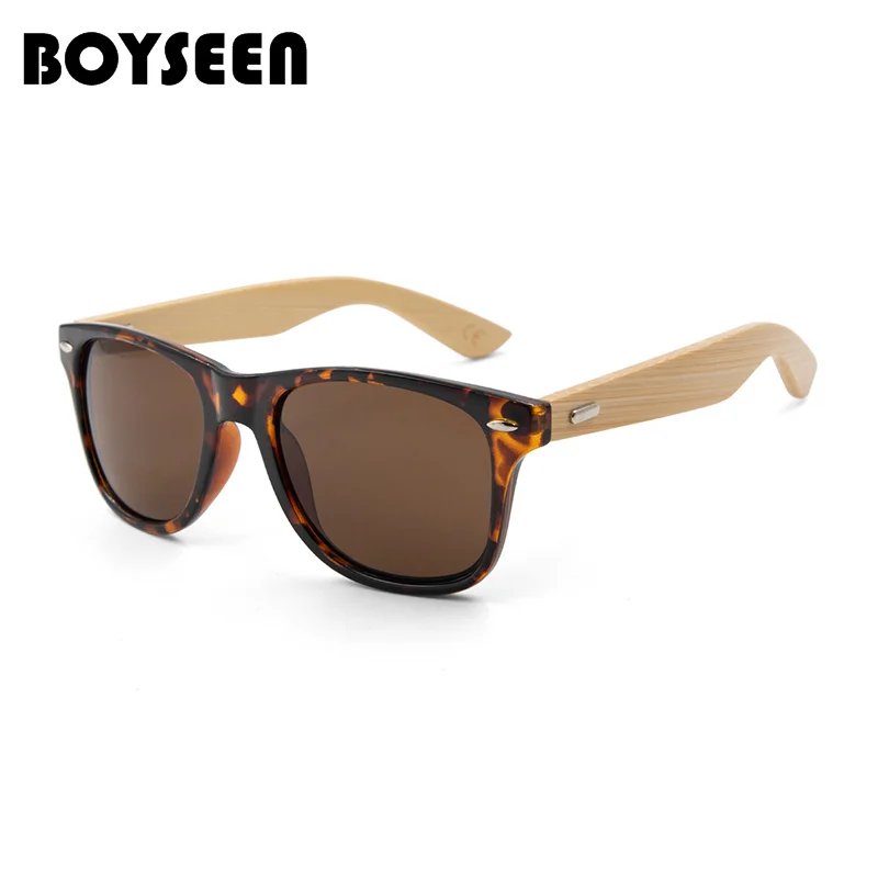 30 Colors Bamboo Leg Sunglasses Men Wooden Leg Sunglasses Women High Quality Mirror Square Sun Glasses retro de sol masculino