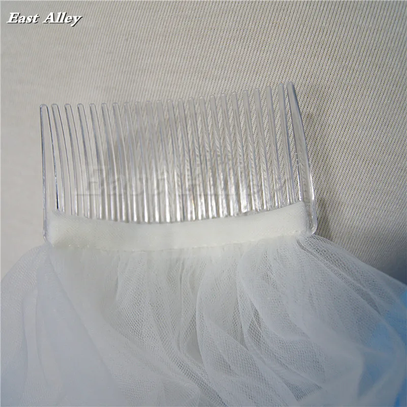 Veu De Noiva Elegant Layer 2 Ivory  Wedding Veil Chapel Length 300cm Bridal Veils With Comb Velos De Novia