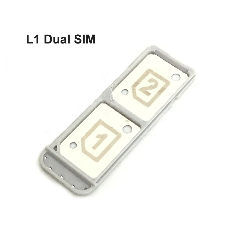 Aocarmo Replacement For Sony Xperia L1 G3311 G3312 G3313 Single Dual Sim Tray Sim Card Reader Holder