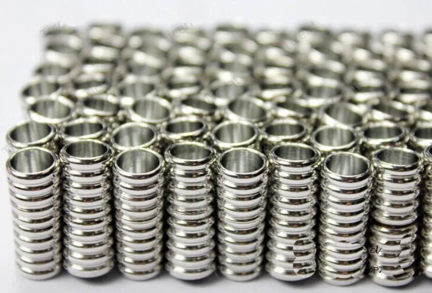 50 sets Hole Size  6mm Diameter Silver Magnetic Clasp, 20mm High for flat leather bracelet making