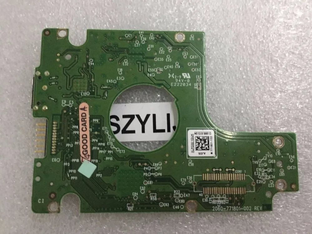 SZYLIJ  1pcs/lot   HDD PCB FOR  Logic Board /2060-771801-002 REV A  WD5000BMVW  2060-771801-002 REV P1