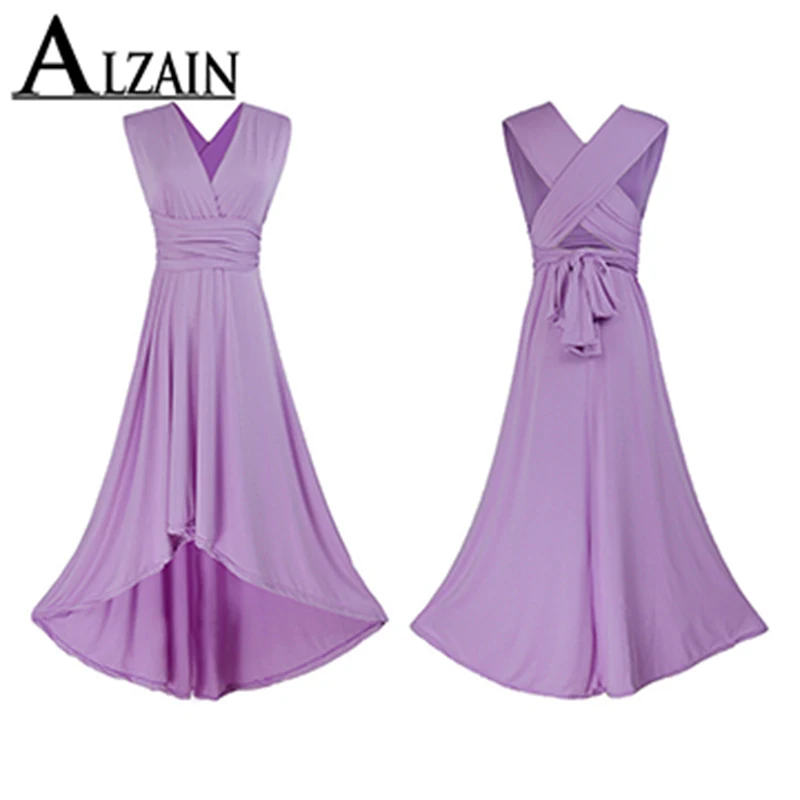 2020 ผู้หญิงเซ็กซี่ปิดไหล่ชุดยาว Boho Club ผ้าพันคอสีแดงชุดปาร์ตี้ Multiway เพื่อนเจ้าสาวเปิดประทุน Robe