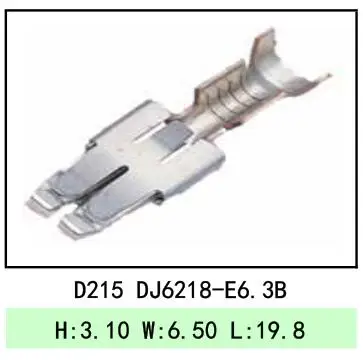 Free shipping 500/100 pcs Crimp Terminals (Pins) For Repair Wire copy part DJ6218-E6.3B