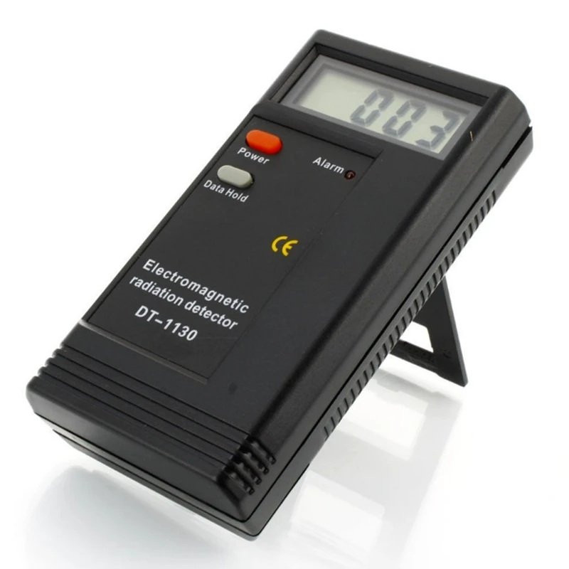 Electromagnetic Radiation Detector Digital EMF Meter Electronic Frequency Tester Home Office Computer Monitors Data Hold Alarm
