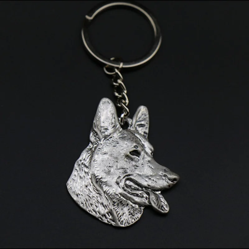 New Fashion German Shepherd  Keychain jewelry Popular dog Key Chain Key Ring