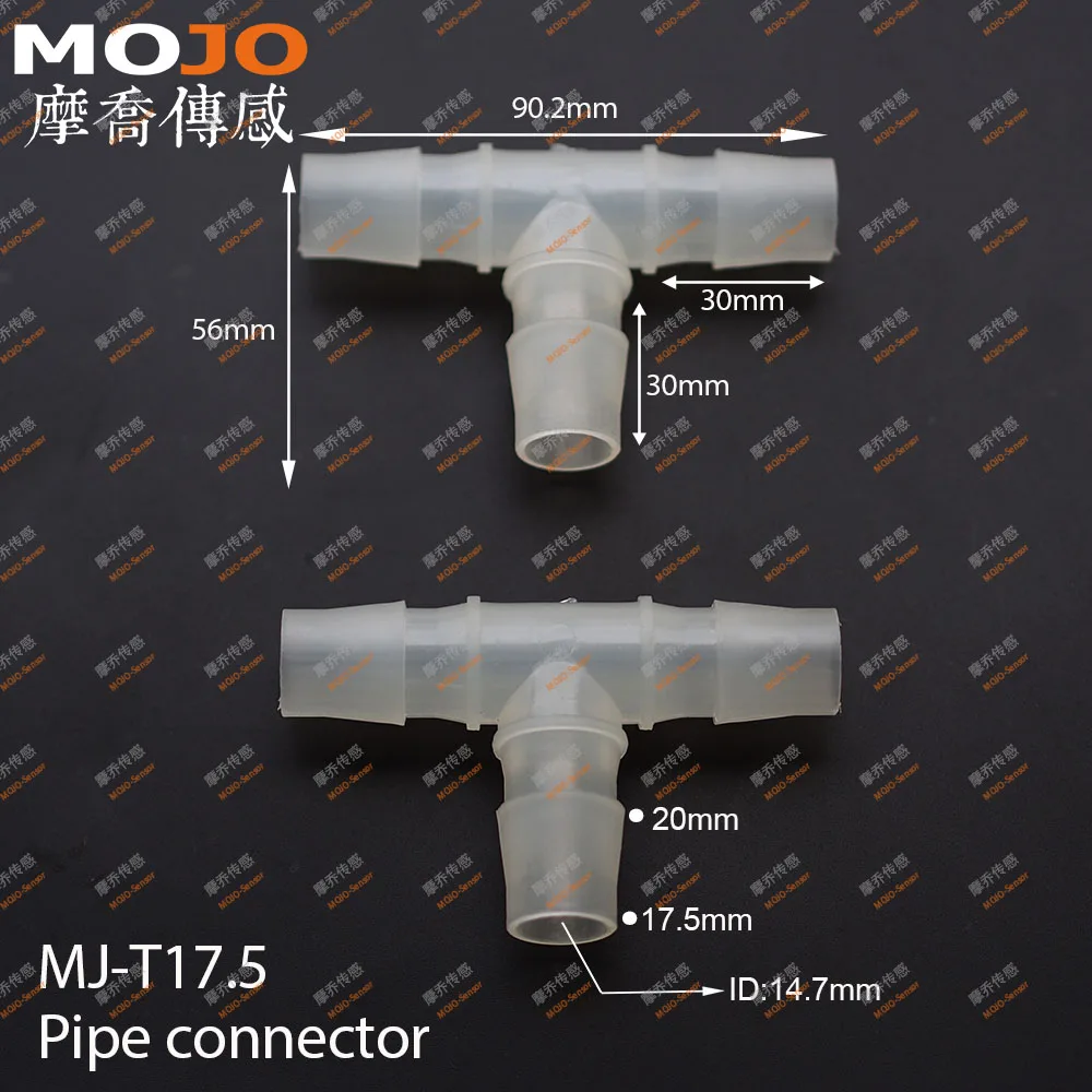 

2020 Free shipping!(10pcs/Lots) MJ-T17.5 PP 11/16" Tee pipe connectors 17.5mm three way pipe joint