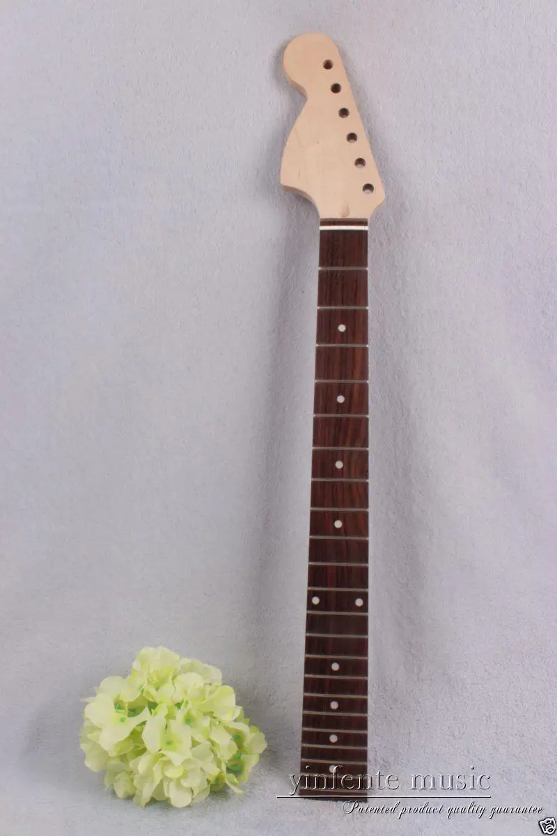 

1pcs electric guitar neck maple 22 fret rose wood 24.75'' Truss Rod left hand #786