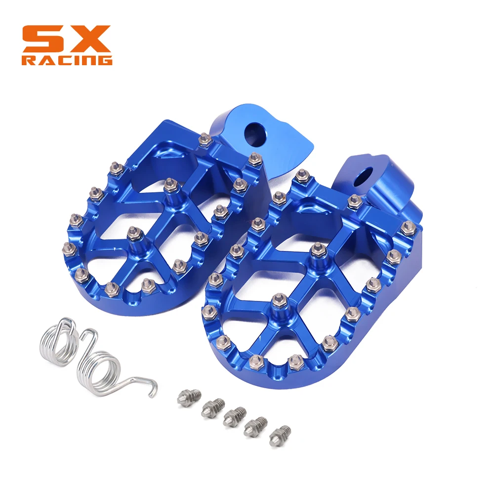 Motorcycle CNC Foot Pegs Footpeg Pedals FootRest For YAMAHA YZ 65 85 125 250 125X 250X 250FX 450FX WR 250F 450F YZF WRF 250 450