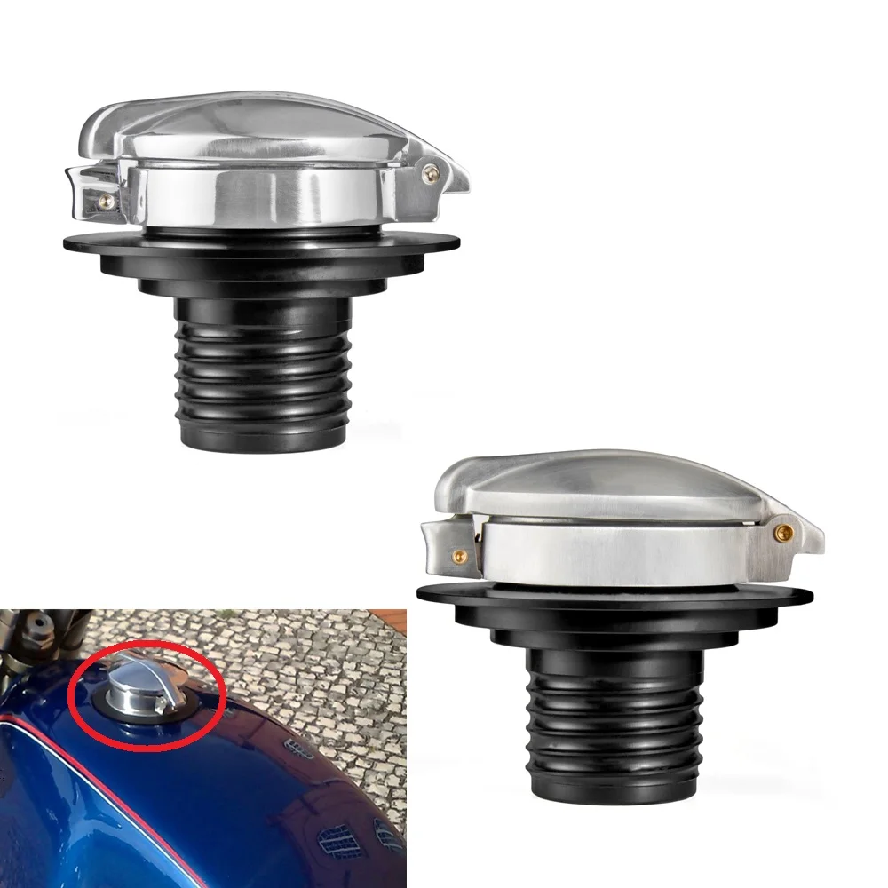 Motorcycle Aluminum Fuel Tank Petrol Cap Airhead Boxer Filler Cover for BMW R45 R65 R80 R100 R 45 65 80 90S 100