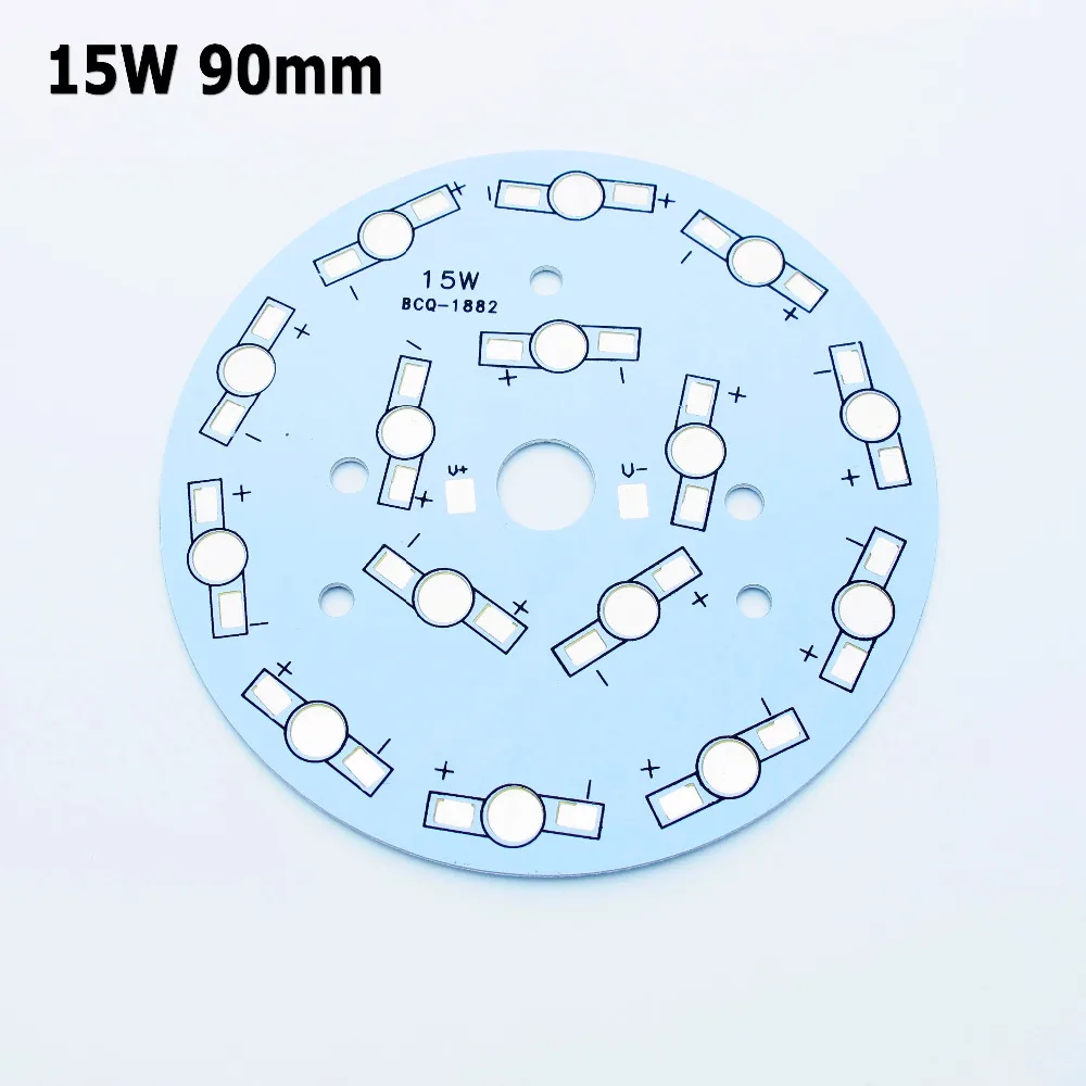 Wholesale LED Heat Sink Aluminum Base Plate 3W 4W 5W 7W 9W 12W 15W 18W LED PCB Board DIY for 1W High Power LED Bulb Chip