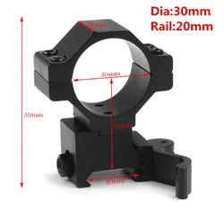 MIZUGIWA Scope Mount 30mm / 25.4mm 1 