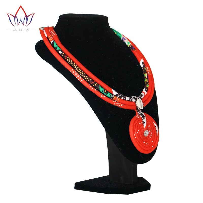 Conjuntos de joyas bohemias para mujer, collar y colgantes de moda con pendientes largos hechos a mano, color rojo, para boda, WYB87, 2023