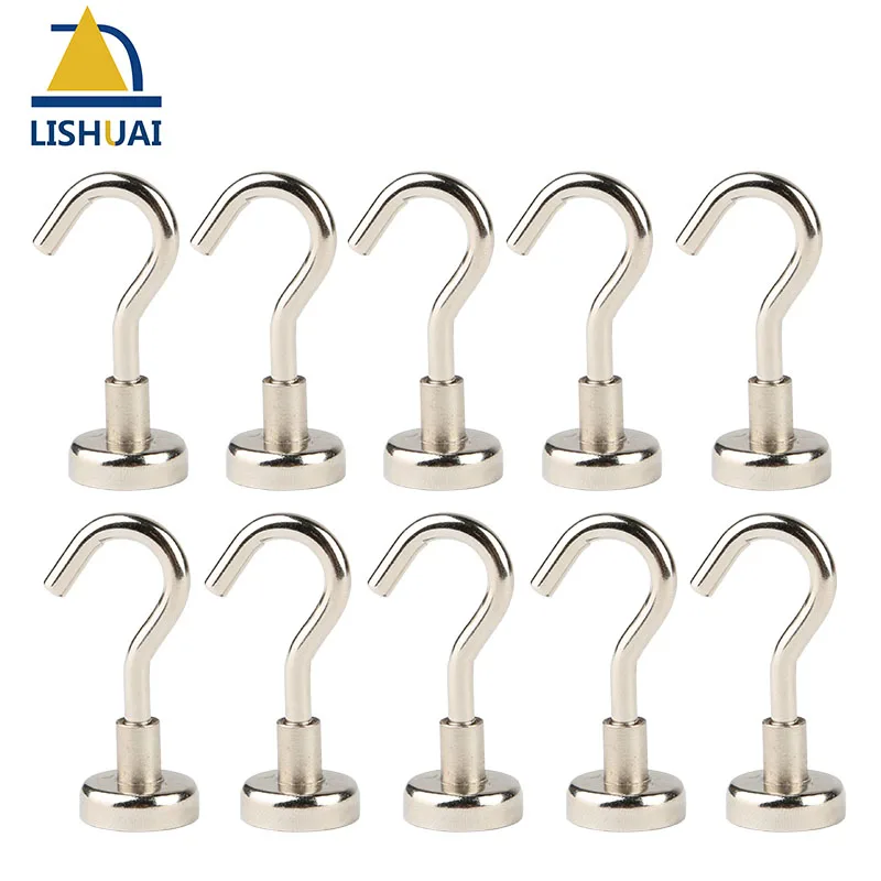 

10pcs/Lot D16 Strong Magnetic Hook for Hanging and Salvaging