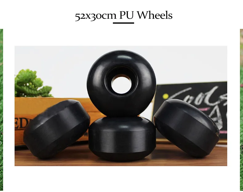Skateboardwielen disco 53mm (set van vier