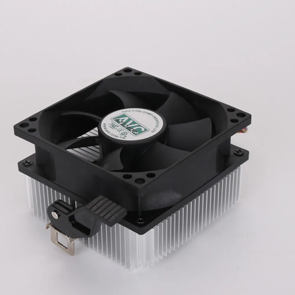 DIY LED Heatsink 80*80*50mm Pure aluminium heat sink radiator with fan for 10w-100w led grow chip Cob led cooler cooling