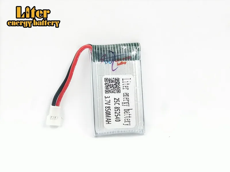 5pcs 3.7v 850mah 852540 Battery Lipo Battery for Syma X5C-1 X5C X5 X5SC X5SW X6SW H9D H5C Drone Parts RC Drones Quadcopter
