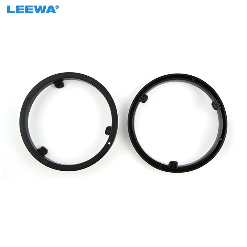 

LEEWA 2pc Car Speaker Spacer Mat Plates Bracket Holder For Mitsubishi Lancer-EX Olander Refitting Audio Speacker Ring Pads