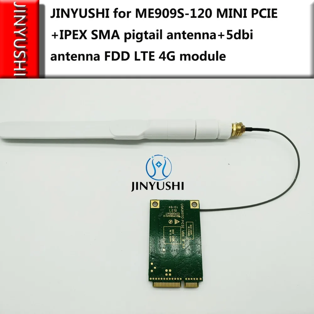 Huawei  ME909S-120 MINI PCIE+U.FL  SMA pigtail antenna+5dbi antenna 4G  FDD LTE 4G WCDMA  GSM  Support GPS Module