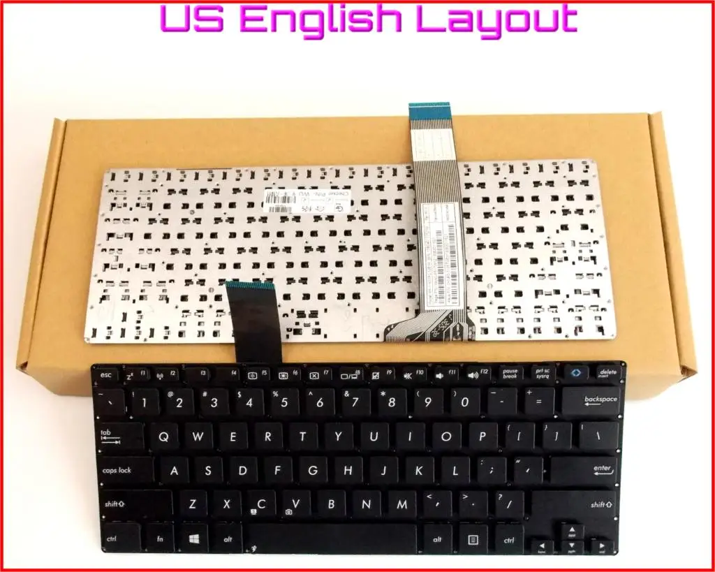 New Keyboard US English Version for ASUS S300CA S300 S300C S300K S300KI S300SC Laptop No Frame