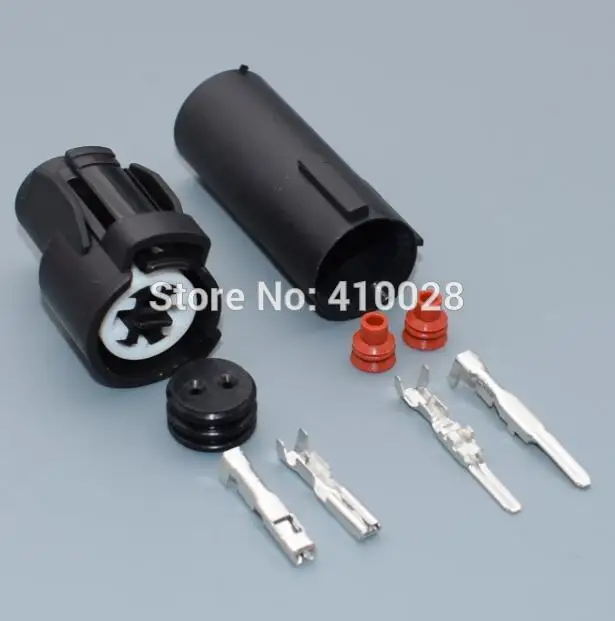 shhworldsea 2.0mm 2pin 2way male female Intake Air Temperature Plug Pigtail Sensor Integra For Honda Civic 6189-015