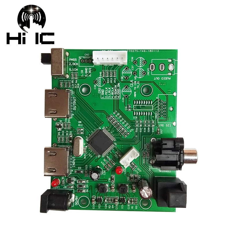 HDMI/MHL to IIS I2S HDMI-compatible IIS Receiver Board Separate Extract Audio I2S/DSD/Optical/Coaxial Converter Switch Board