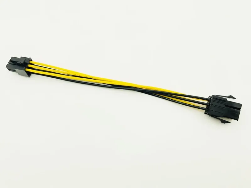PCIE 6Pin to 6Pin Power Supply Cable Graphics Card Power Extension Cable 6 Pin Connector Male to Female Power Adapter for Mining