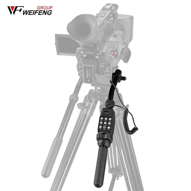 Weifeng-trípode con Zoom para videocámara DV, control remoto, 717, 718