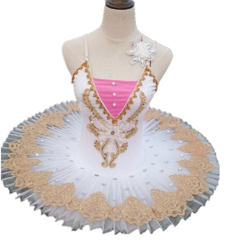 

Girls Pancake Tutu Ballerina Leotard Women Professional Ballet Costumes Platter Kids Swan Lake Children Tutu Ballet Dress