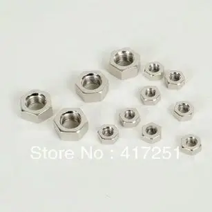 20pcs Steel Metric M8*1.25mm Pitch Left Hand Thread Hex Nut