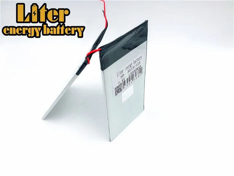 7.4V 13000mAh 35151125 35150125 Tablets Batteries DIY U30GT U30GT1 U30GT2 dual four-core tablet pc battery 3.5 * 151  125 mm