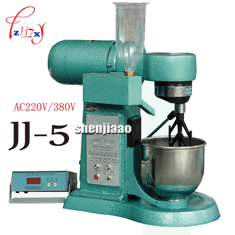 

AC 220v / 380v JJ-5 cement mortar mixer type Cement mortar mixer cement mixer 5L plastic sand machine